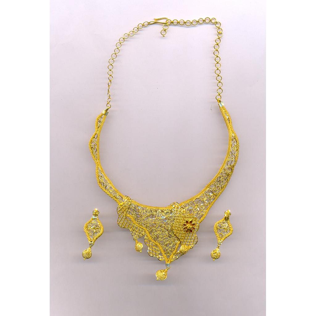 GOLD HALF SET ROUND PLAIN FANCY