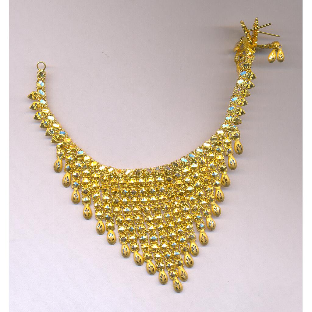 GOLD HALF SET ROUND PLAIN FANCY