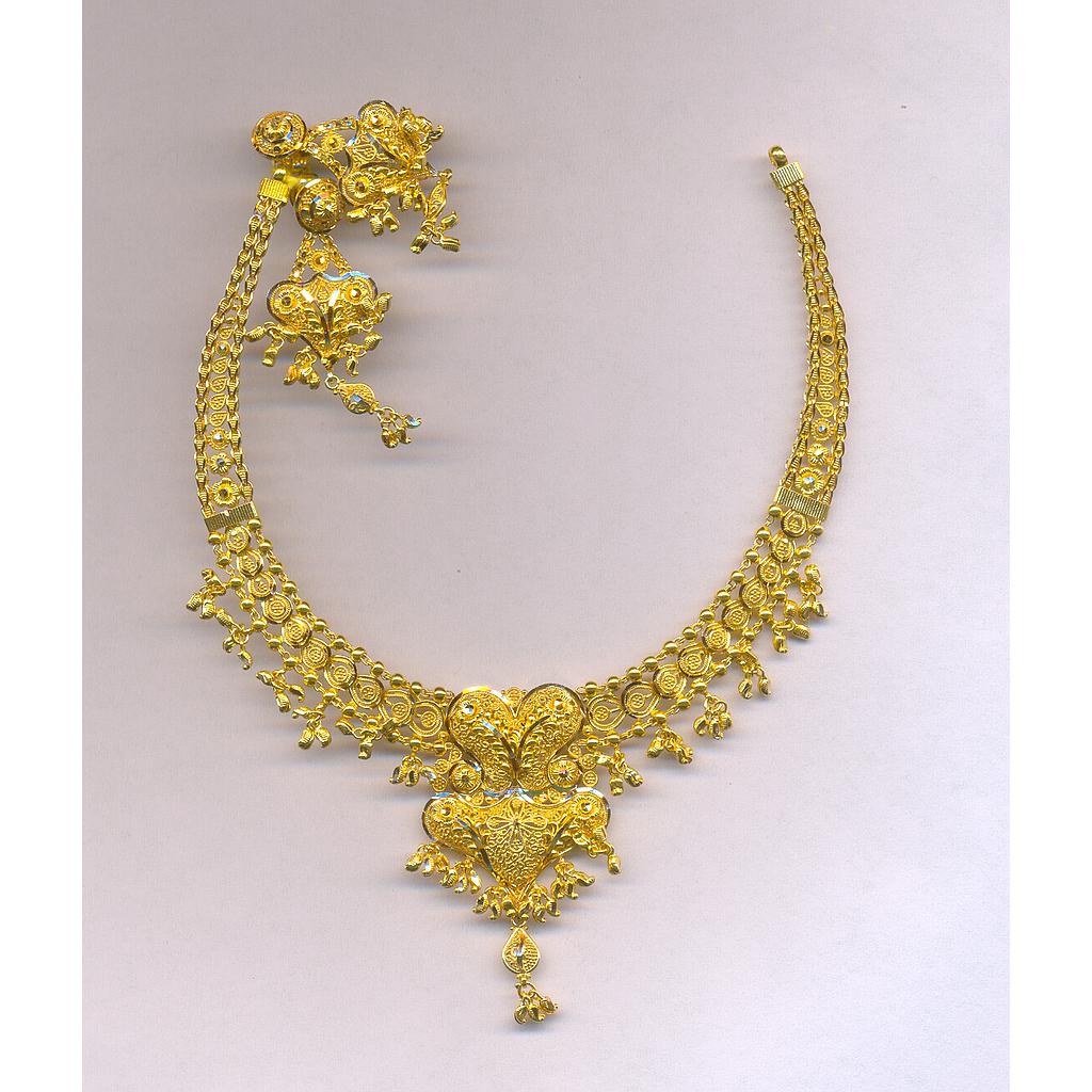 GOLD HALF SET ROUND PLAIN FANCY
