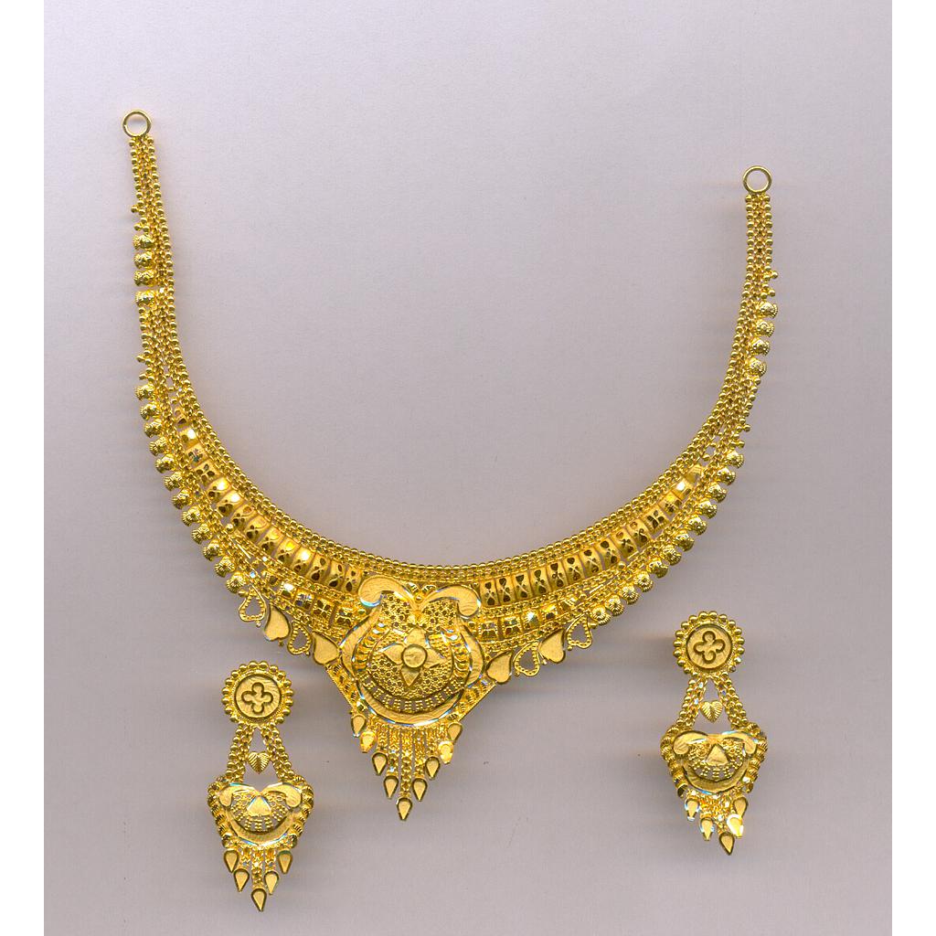GOLD HALF SET ROUND PLAIN FANCY