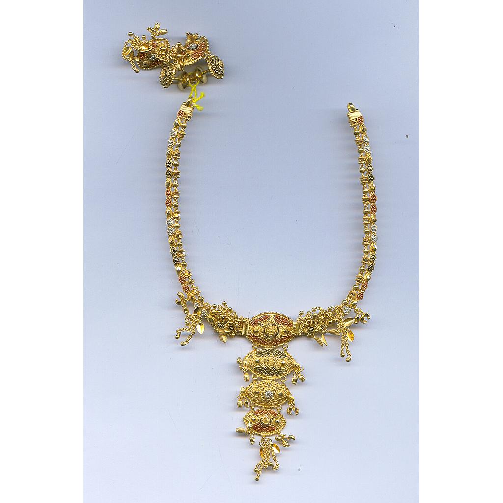 GOLD HALF SET ROUND PLAIN FANCY