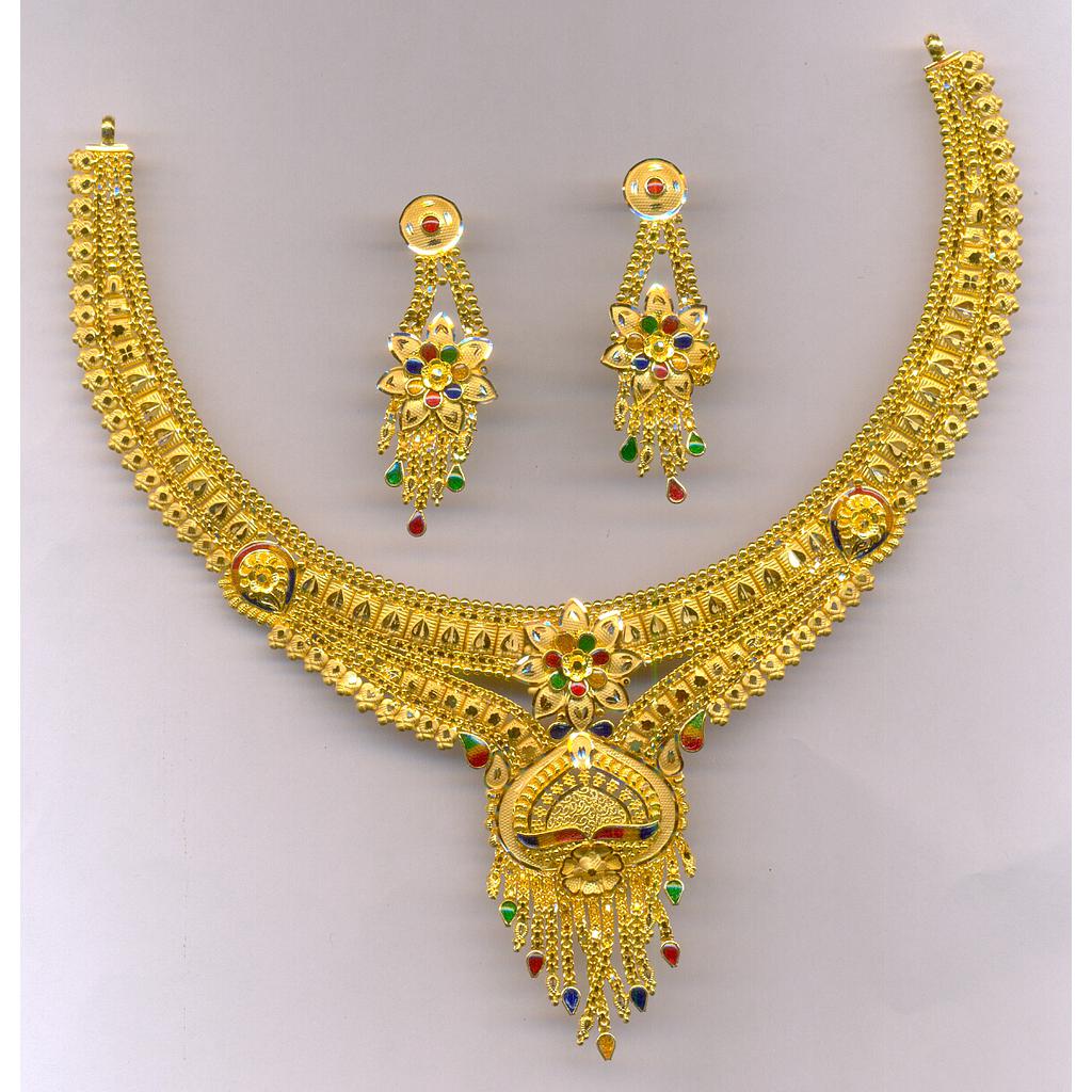 GOLD HALF SET ROUND PLAIN FANCY