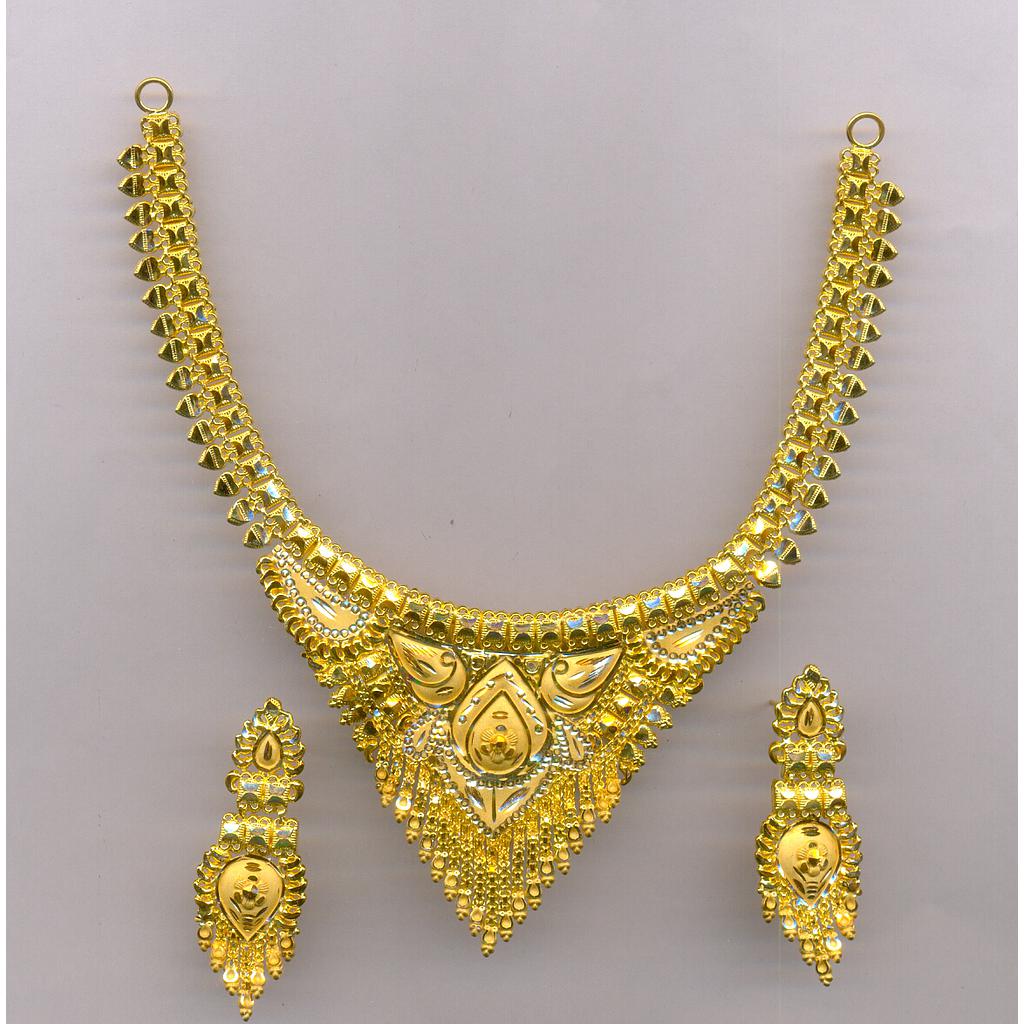 GOLD HALF SET ROUND PLAIN FANCY