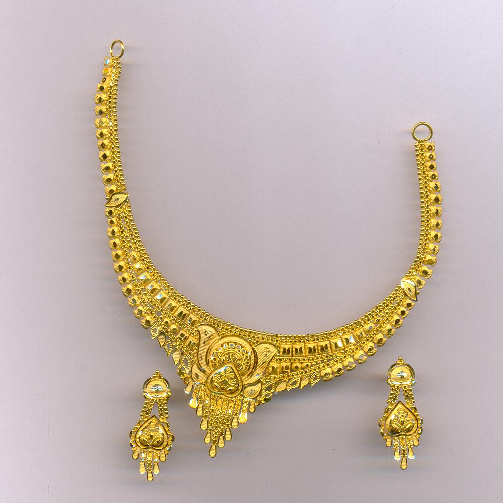 GOLD HALF SET ROUND PLAIN FANCY