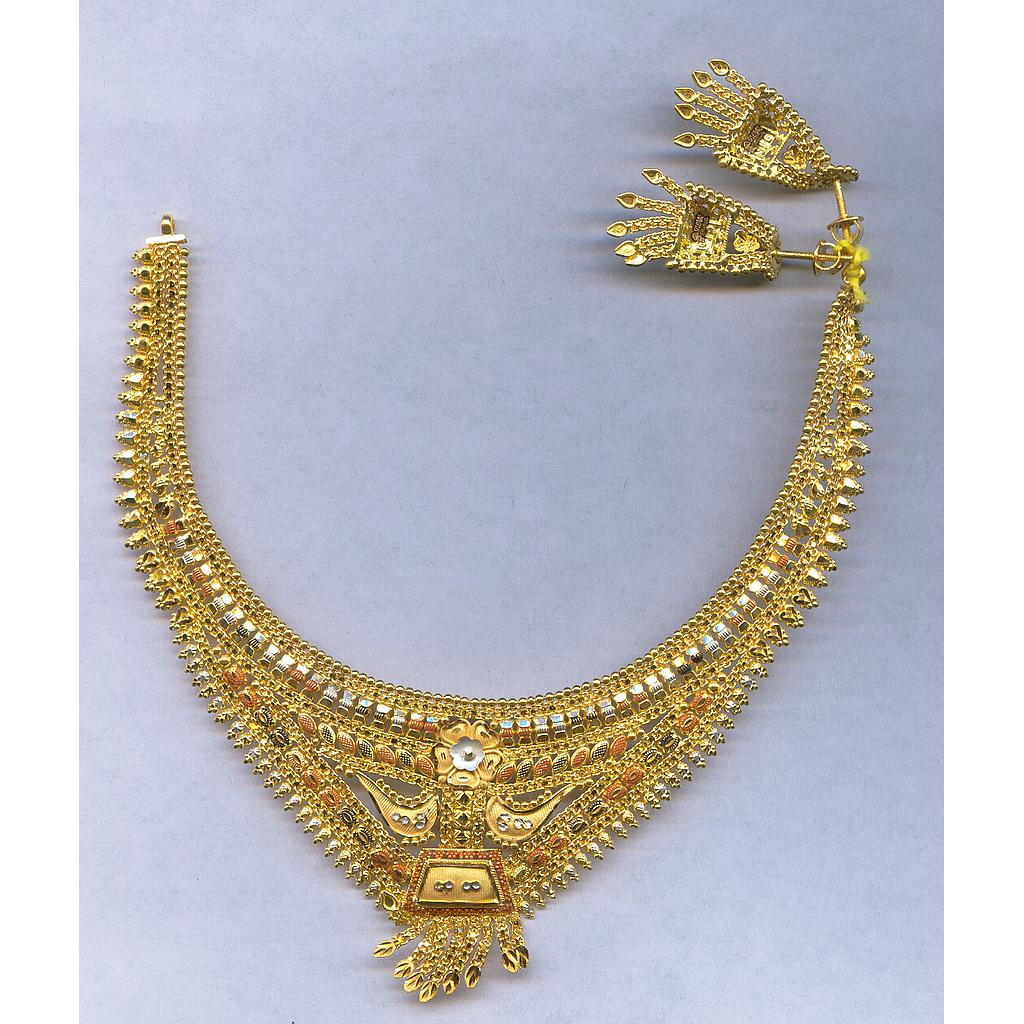 GOLD HALF SET ROUND PLAIN FANCY