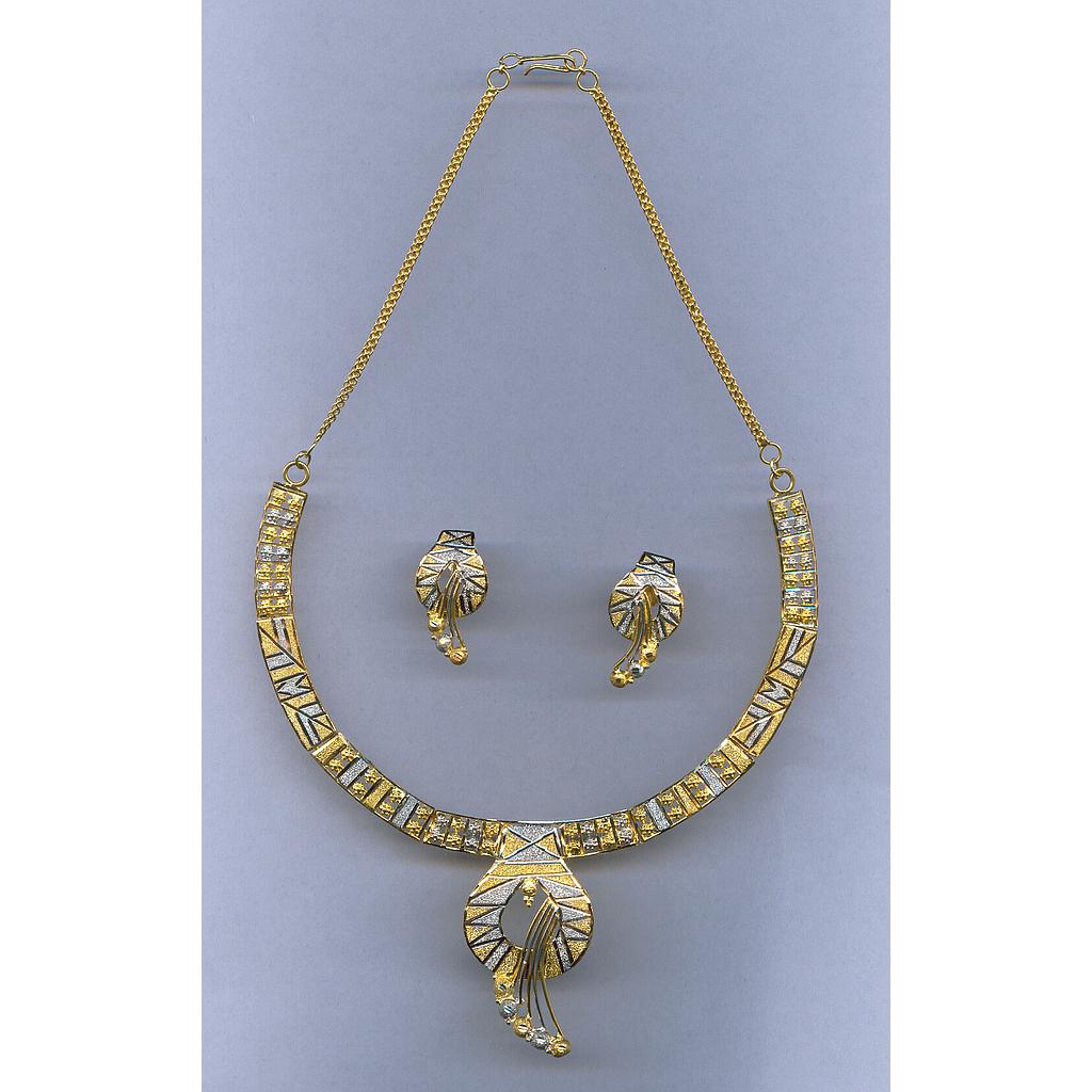 GOLD HALF SET ROUND PLAIN FANCY