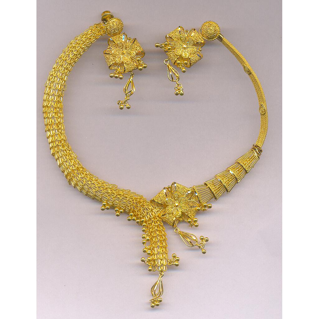 GOLD HALF SET ROUND PLAIN FANCY
