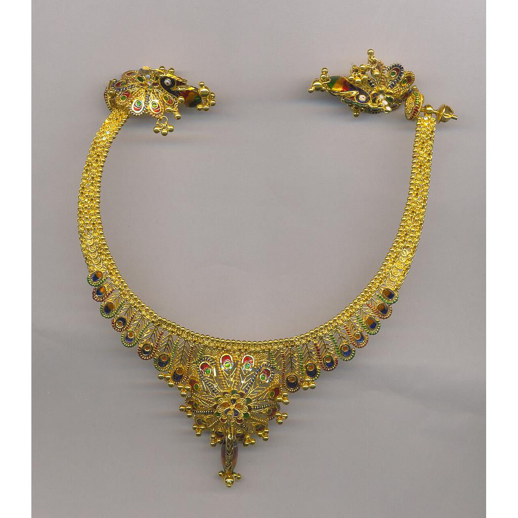 GOLD HALF SET ROUND PLAIN FANCY