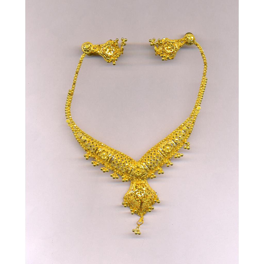 GOLD HALF SET ROUND PLAIN FANCY