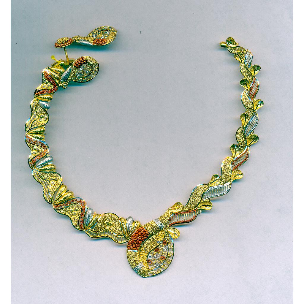 GOLD HALF SET ROUND PLAIN FANCY