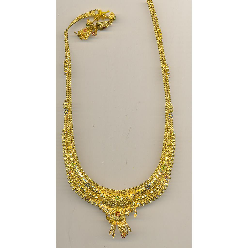 GOLD HALF SET ROUND PLAIN FANCY