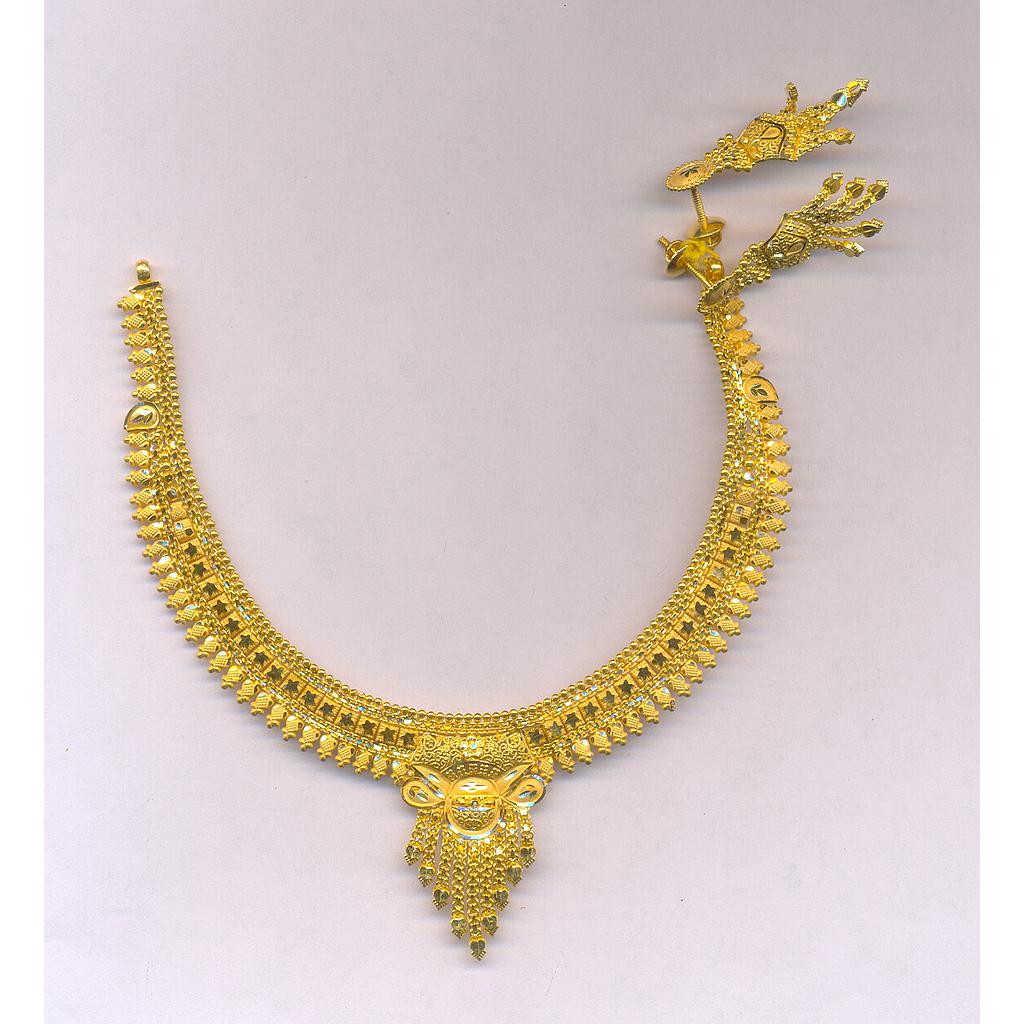GOLD HALF SET ROUND PLAIN FANCY