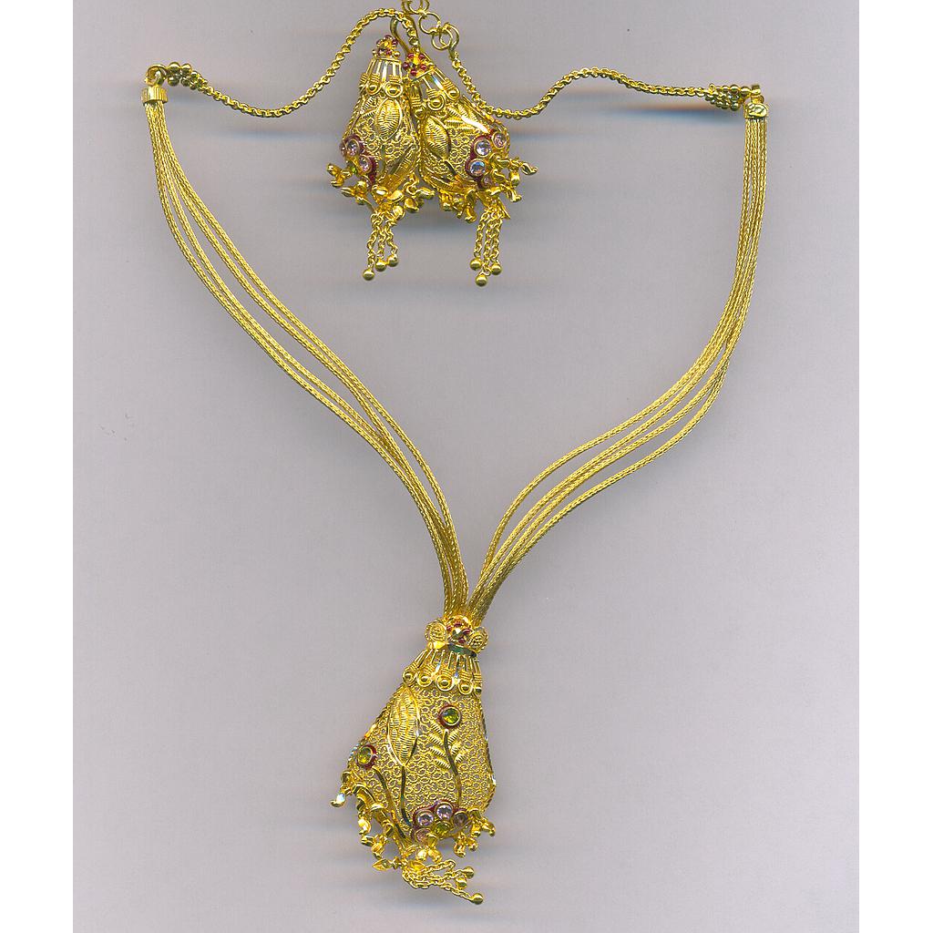 GOLD HALF SET ROUND PLAIN FANCY