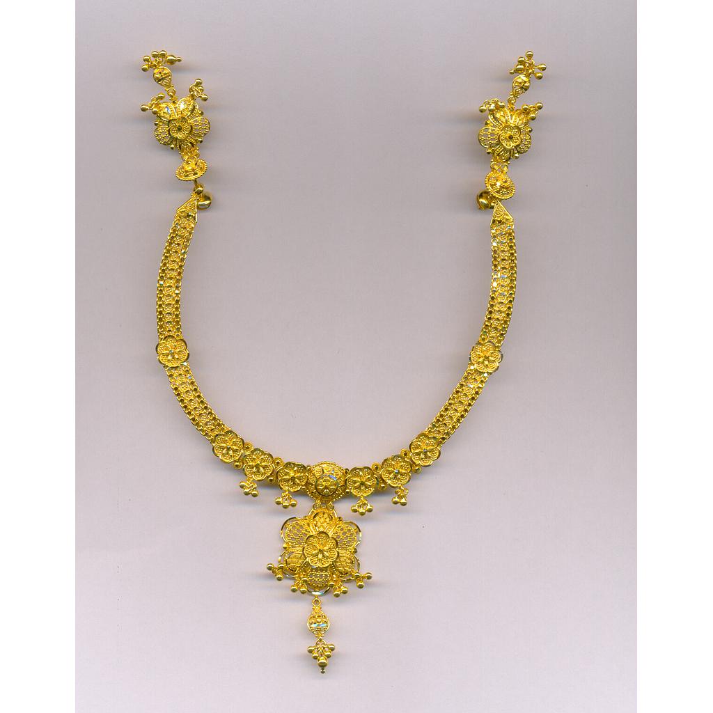 GOLD HALF SET ROUND PLAIN FANCY