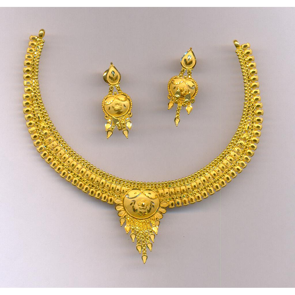 GOLD HALF SET ROUND PLAIN FANCY