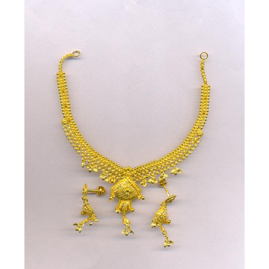 GOLD HALF SET ROUND PLAIN FANCY