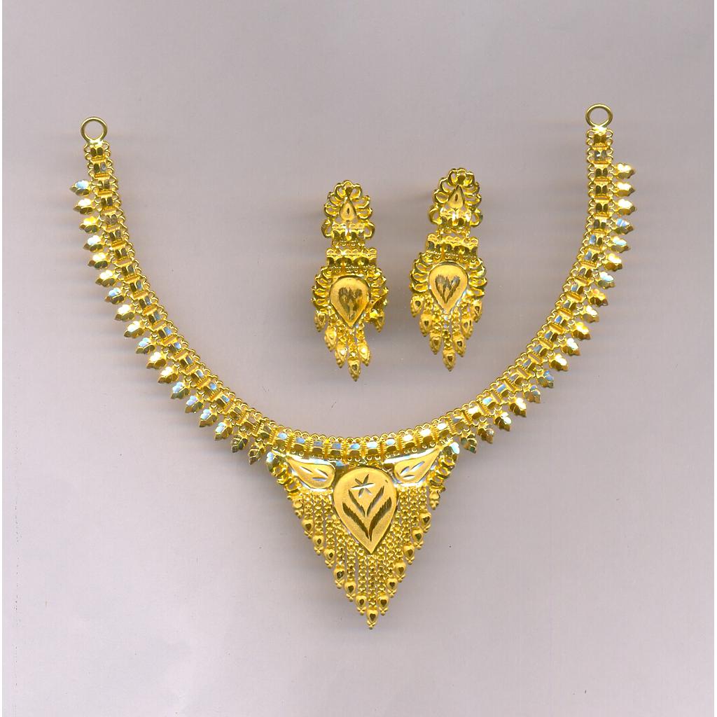 GOLD HALF SET ROUND PLAIN FANCY
