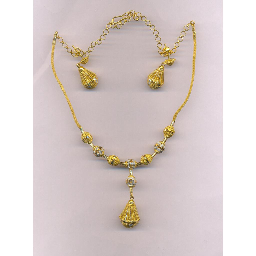 GOLD HALF SET ROUND PLAIN FANCY