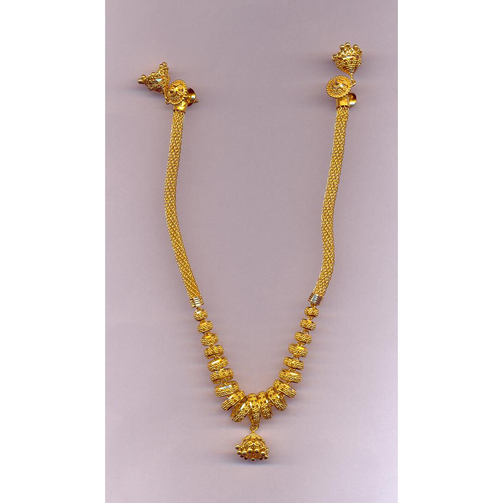 GOLD HALF SET ROUND PLAIN FANCY