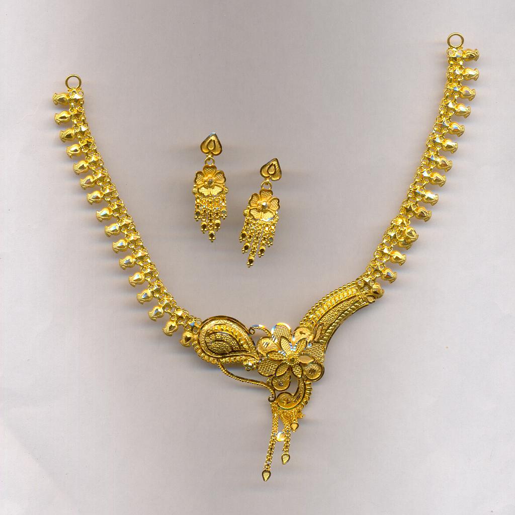 GOLD HALF SET ROUND PLAIN FANCY
