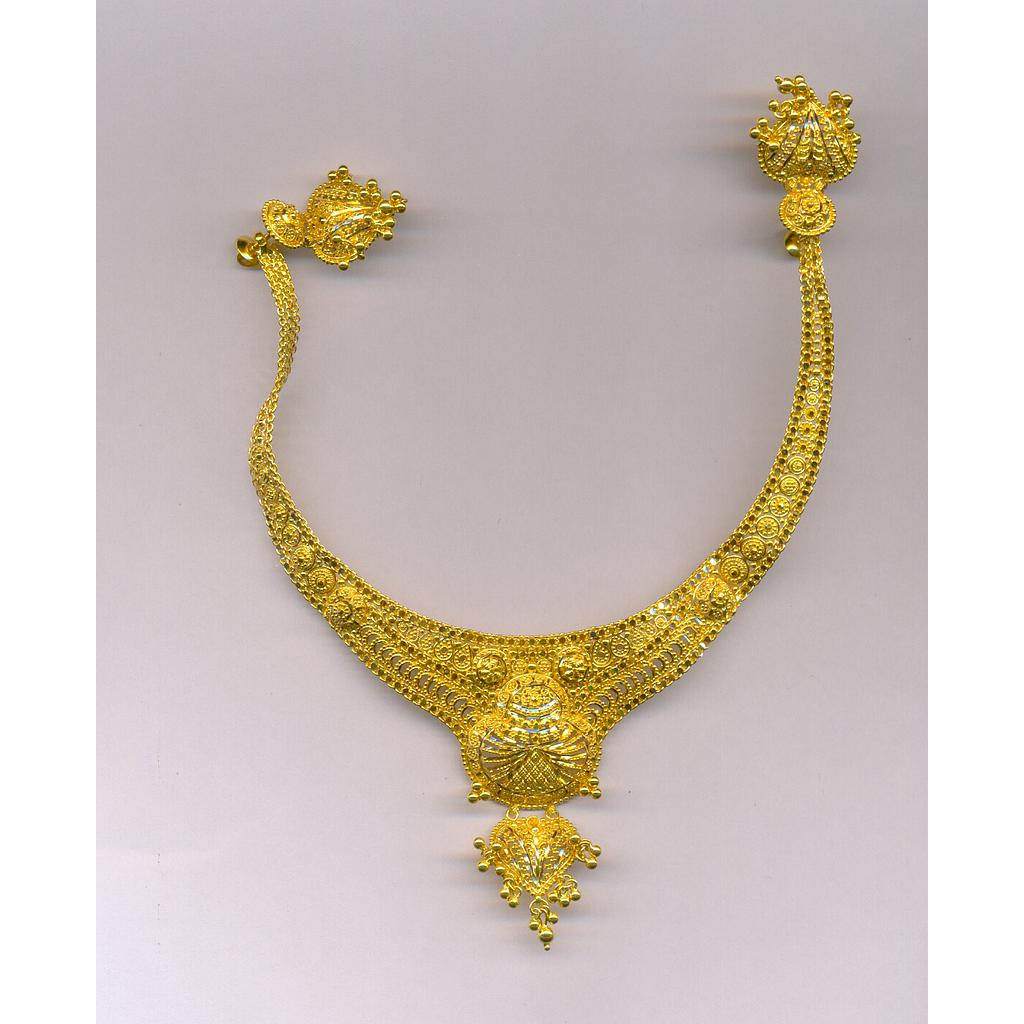 GOLD HALF SET ROUND PLAIN FANCY