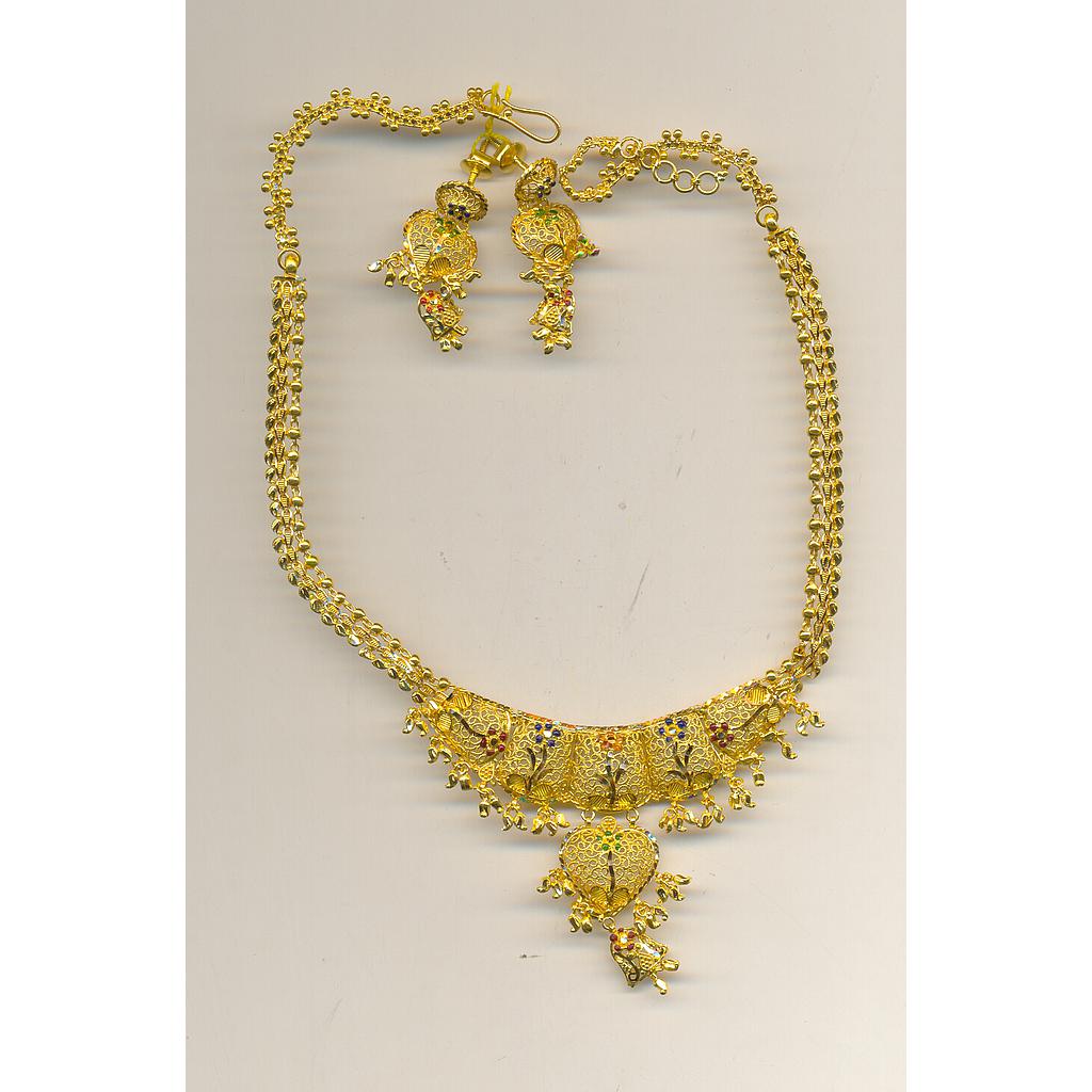 GOLD HALF SET ROUND PLAIN FANCY