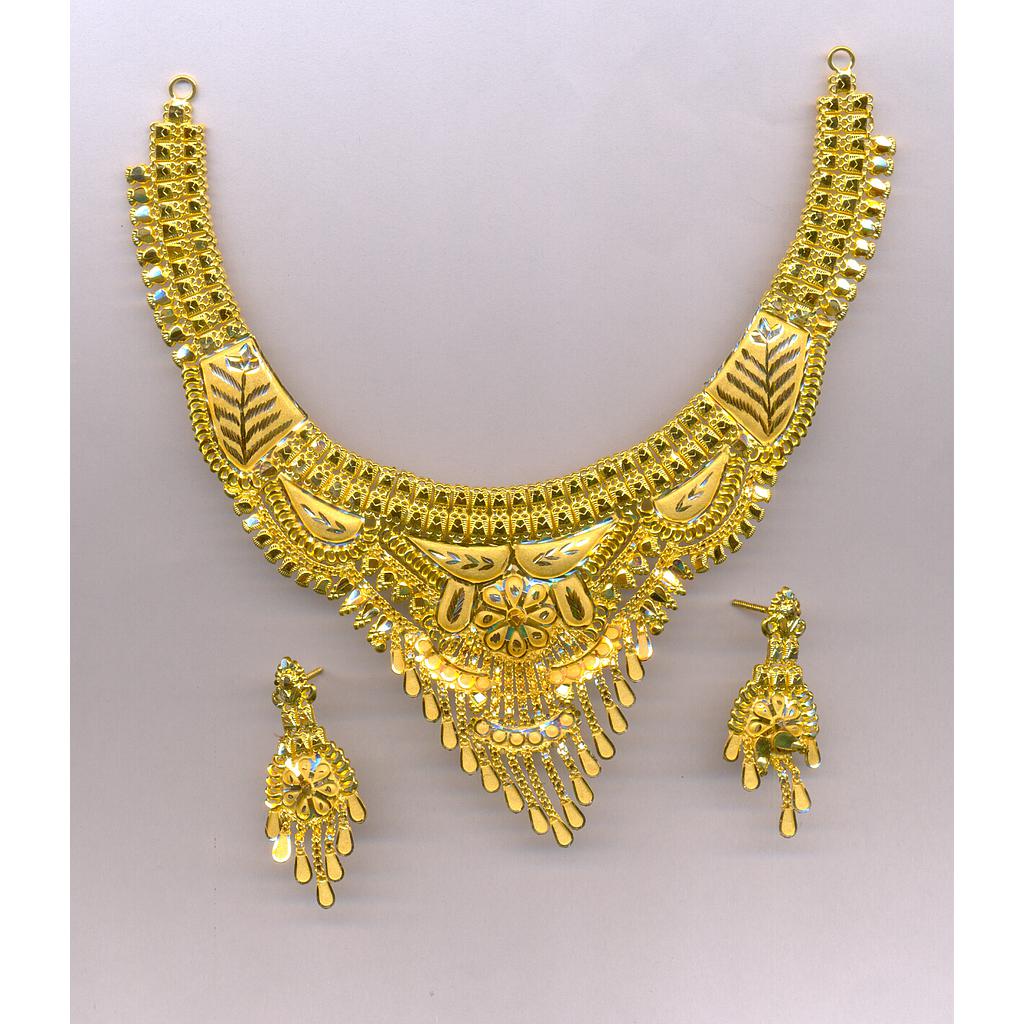 GOLD HALF SET ROUND PLAIN FANCY