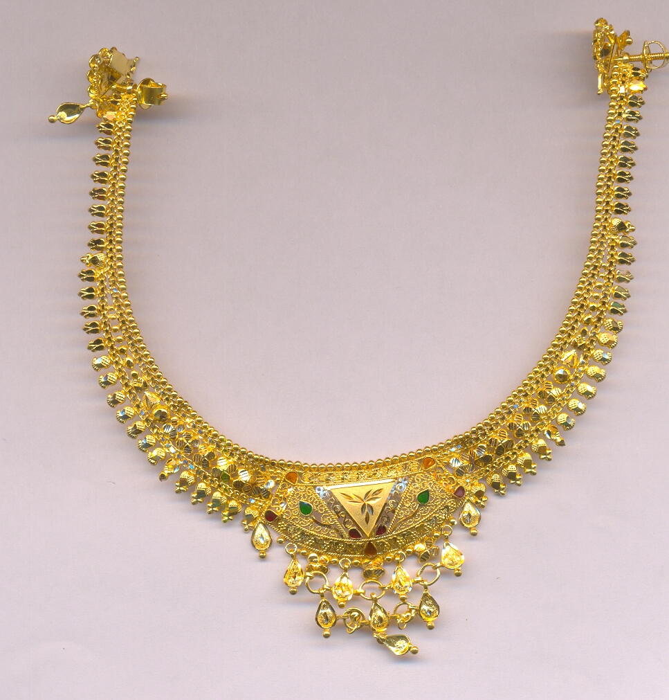 GOLD HALF SET ROUND PLAIN FANCY
