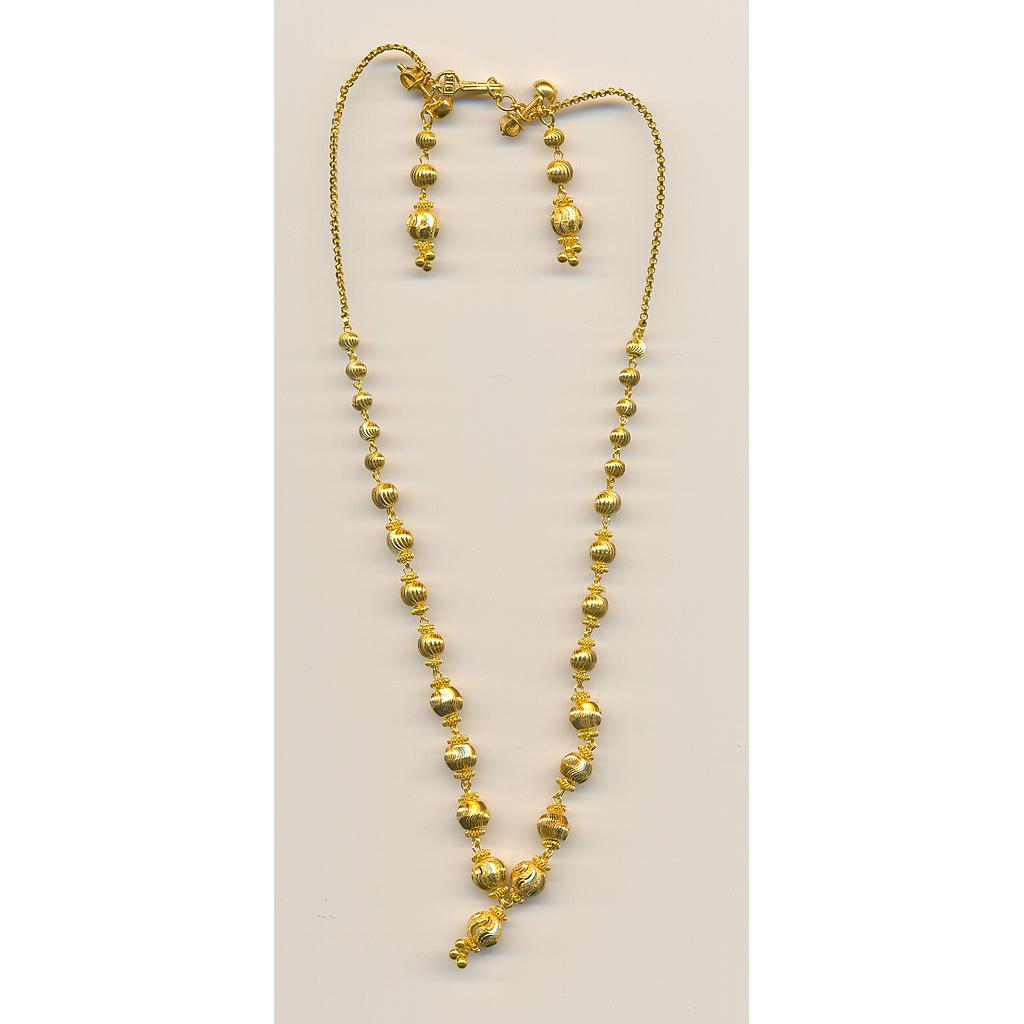 GOLD HALF SET ROUND PLAIN FANCY