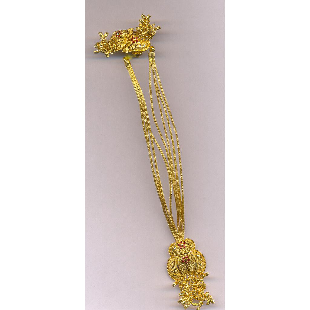 GOLD HALF SET ROUND PLAIN FANCY