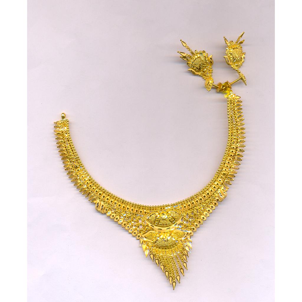 GOLD HALF SET ROUND PLAIN FANCY