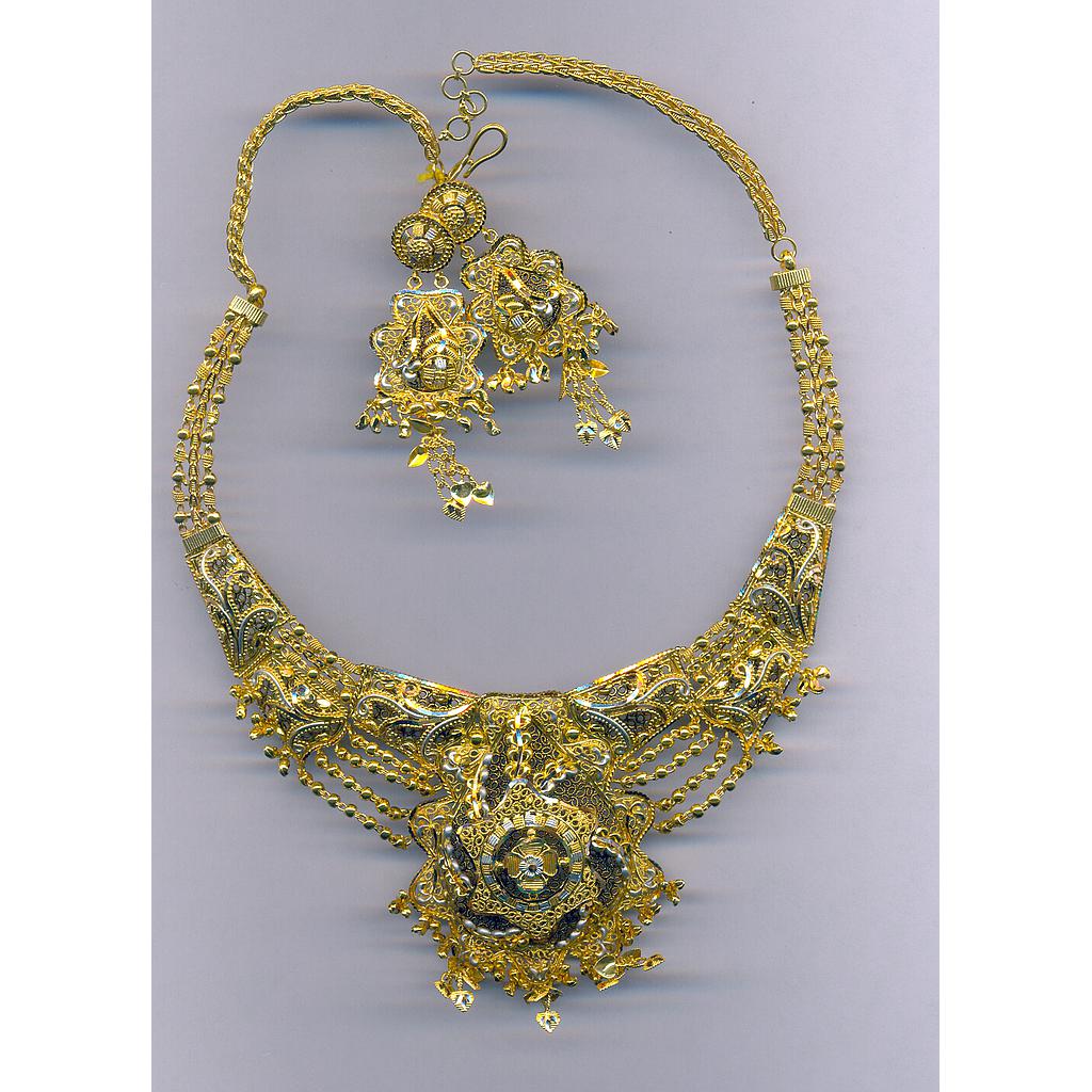 GOLD HALF SET ROUND PLAIN FANCY