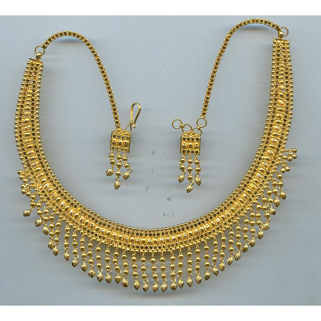 GOLD HALF SET ROUND PLAIN FANCY