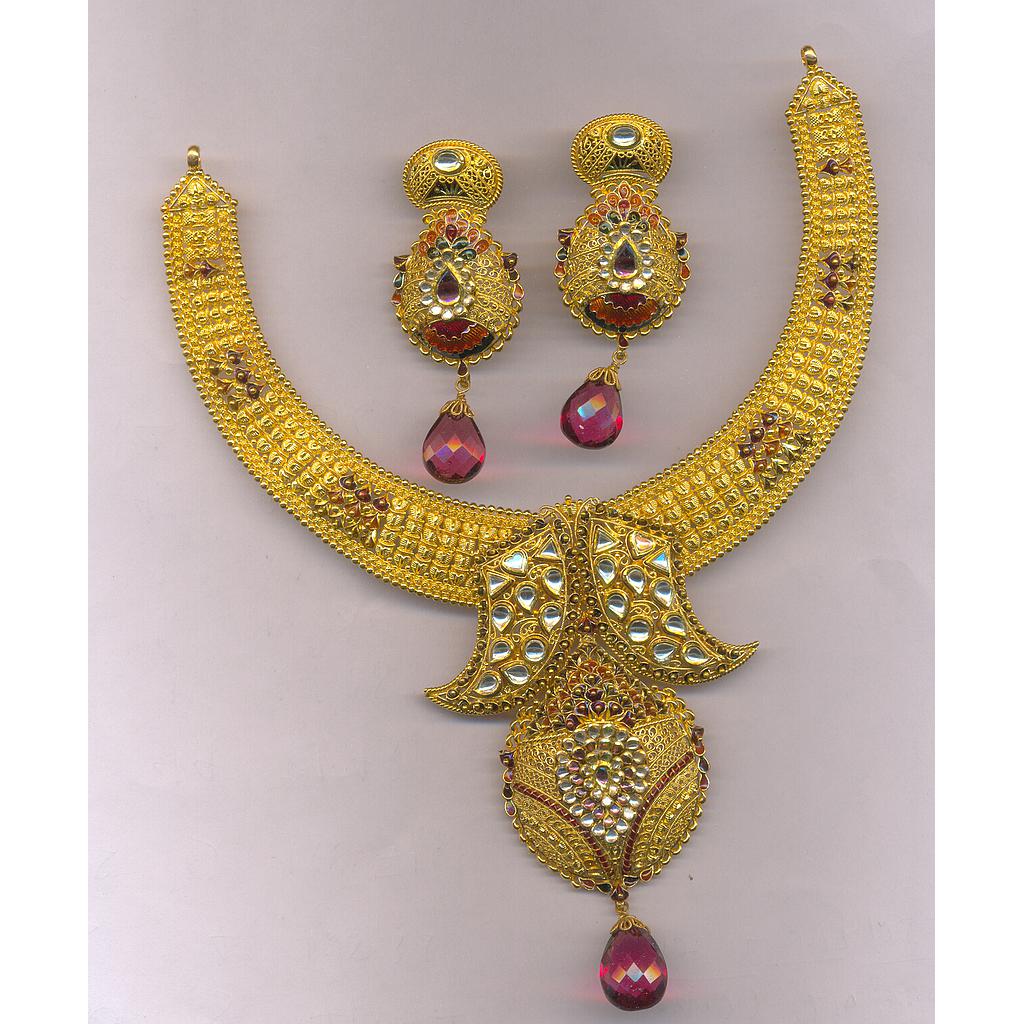 GOLD HALF SET ROUND PLAIN FANCY