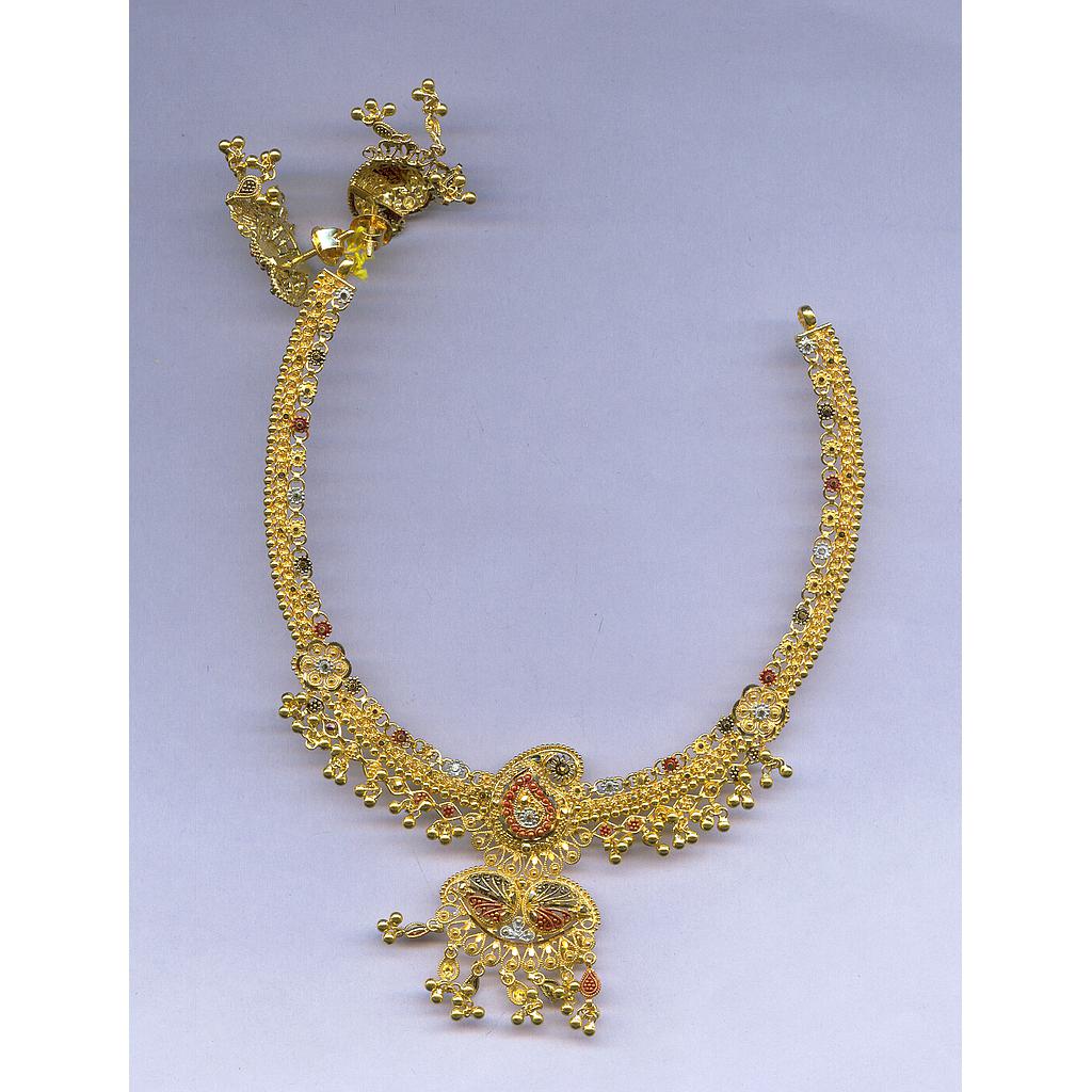 GOLD HALF SET ROUND PLAIN FANCY