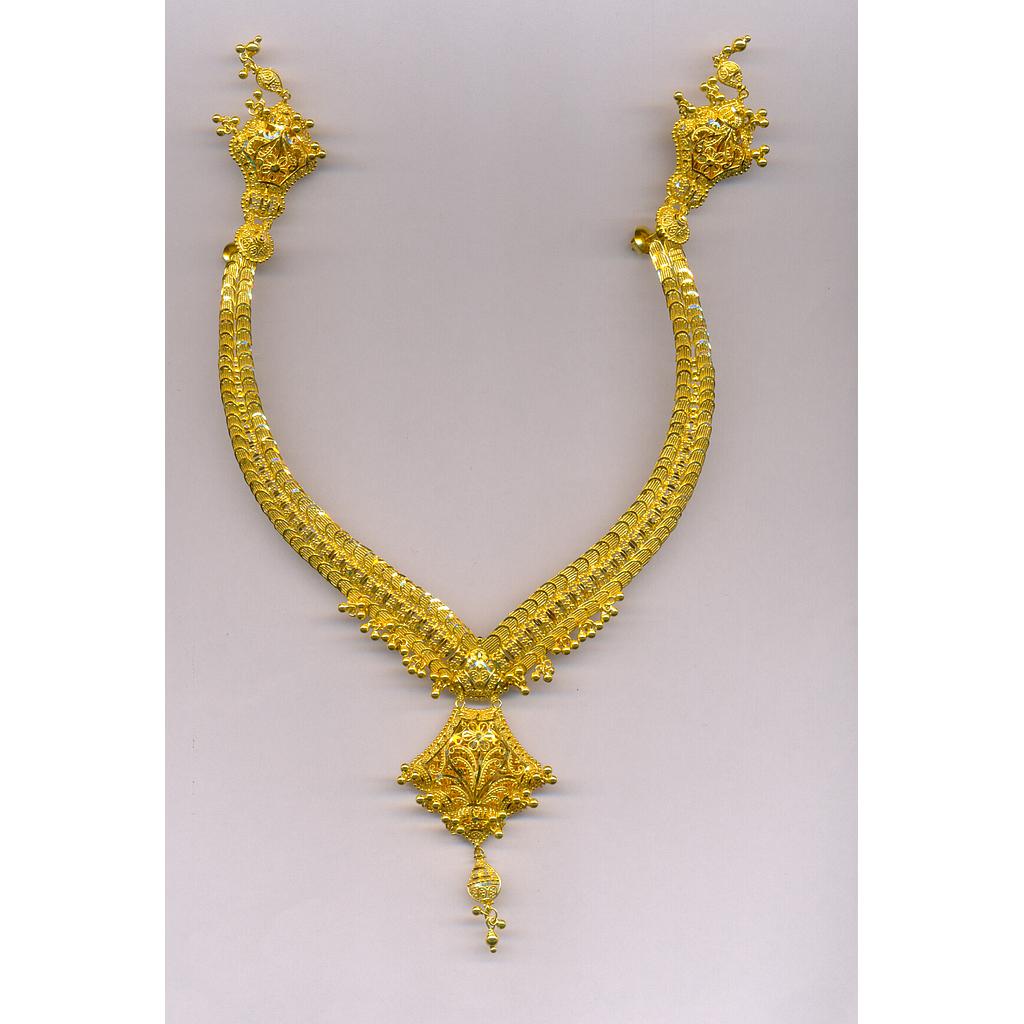 GOLD HALF SET ROUND PLAIN FANCY