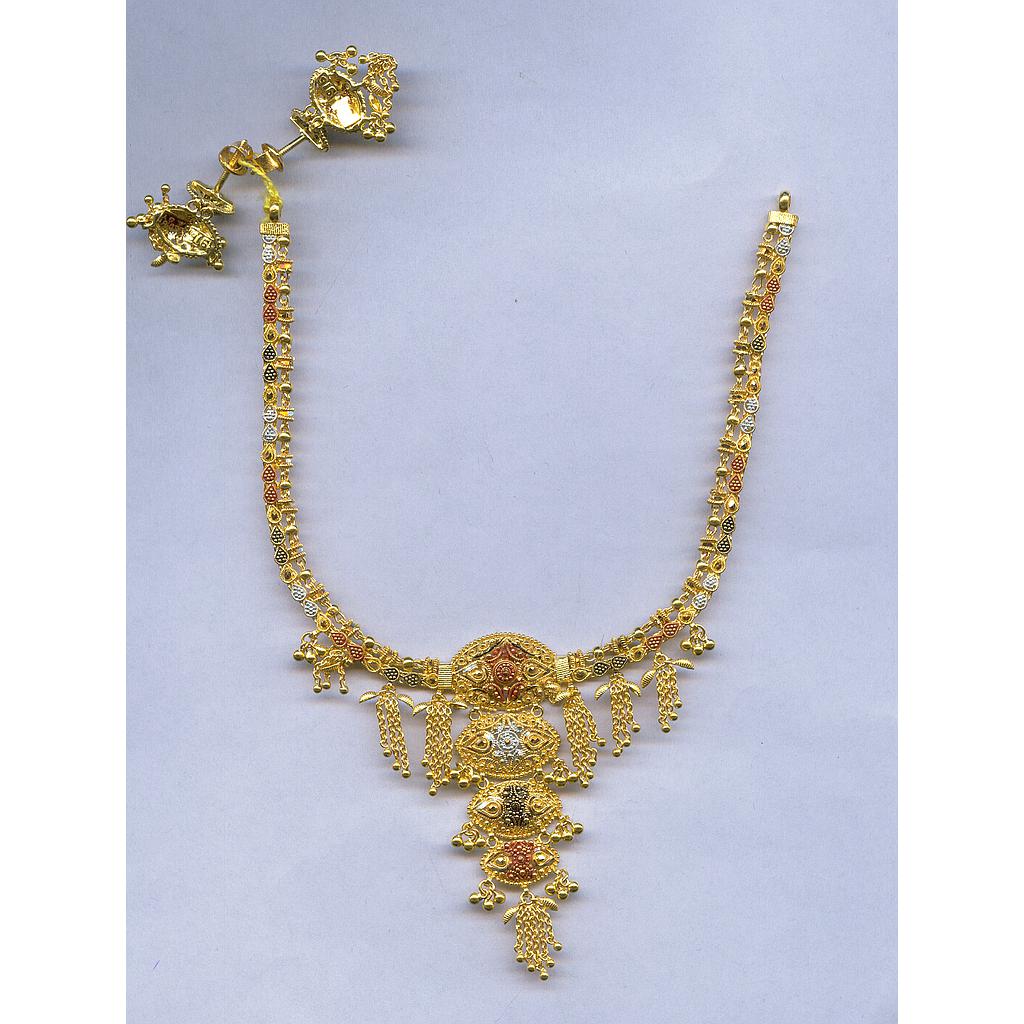 GOLD HALF SET ROUND PLAIN FANCY