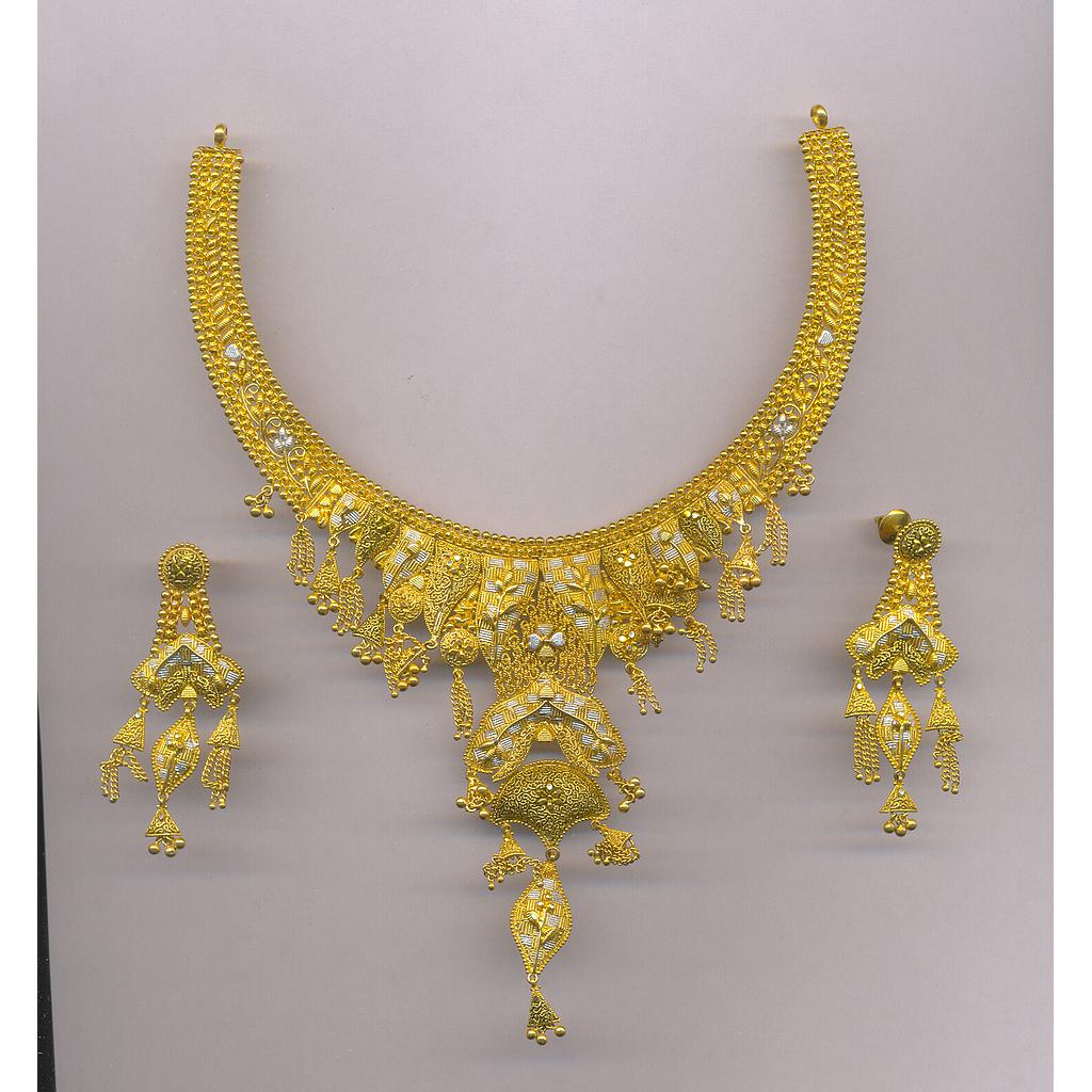 GOLD HALF SET ROUND PLAIN FANCY