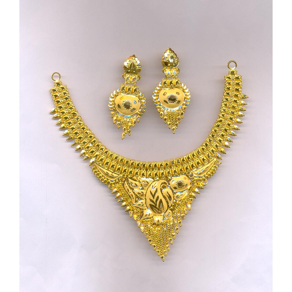 GOLD HALF SET ROUND PLAIN FANCY