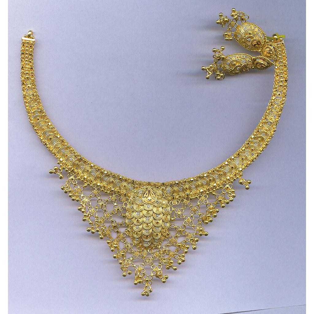 GOLD HALF SET ROUND PLAIN FANCY