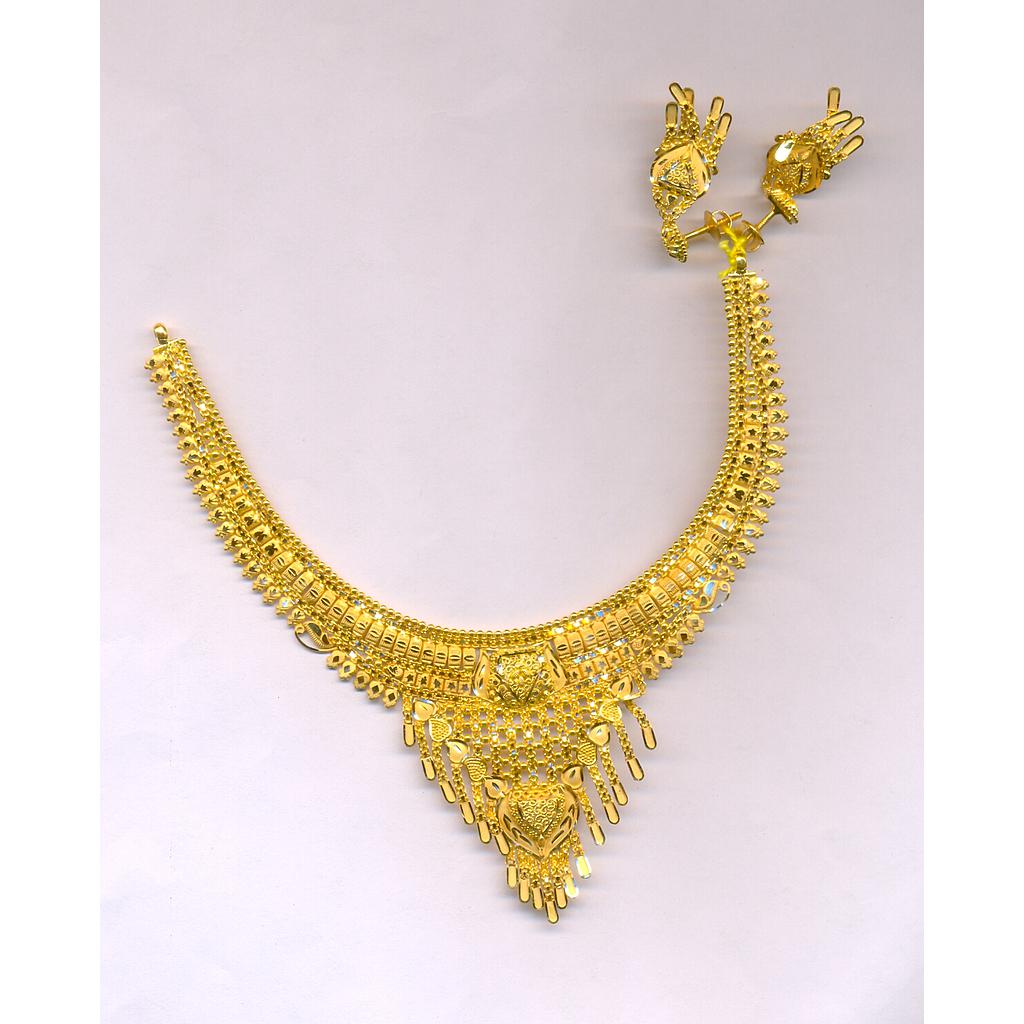 GOLD HALF SET ROUND PLAIN FANCY