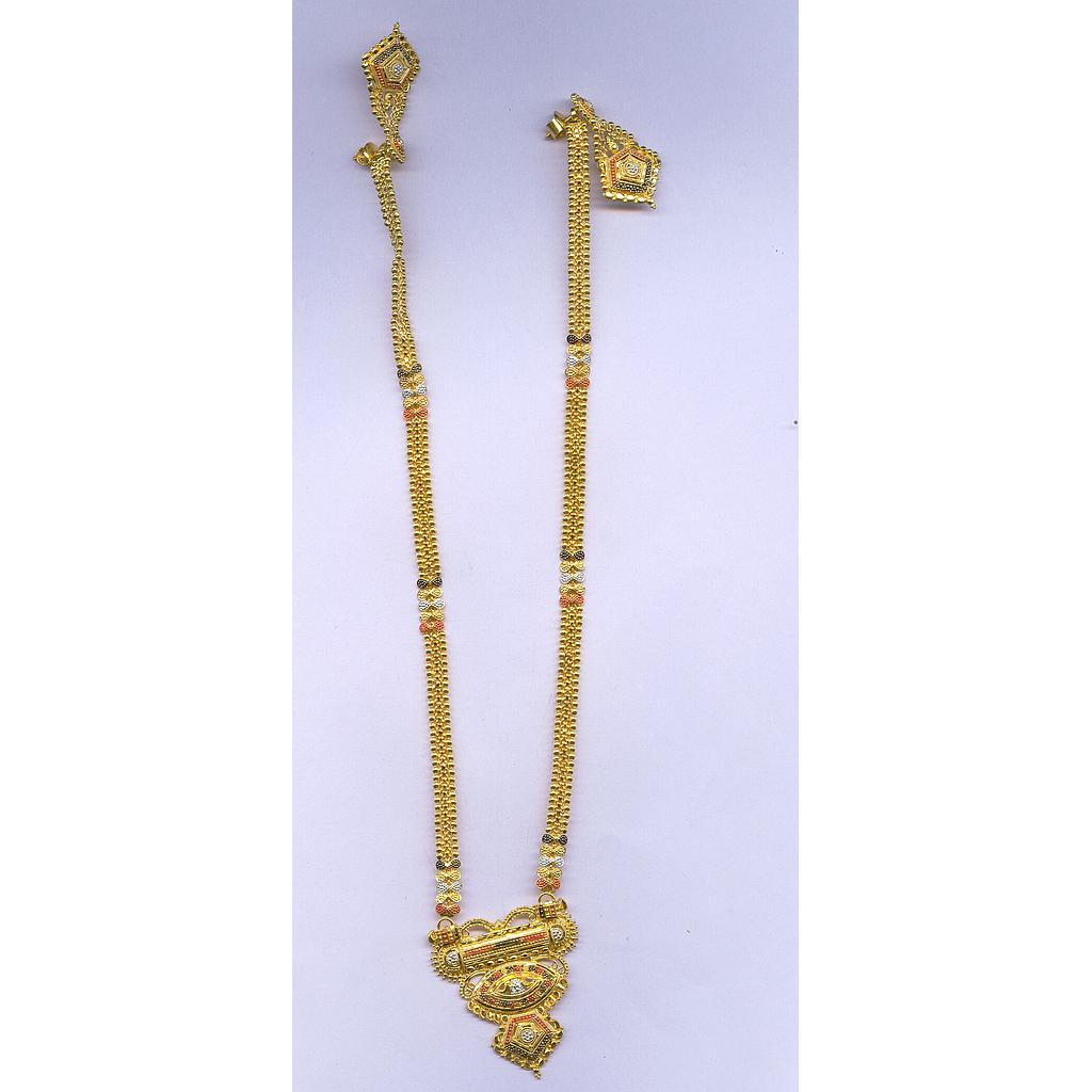 GOLD HALF SET ROUND PLAIN FANCY