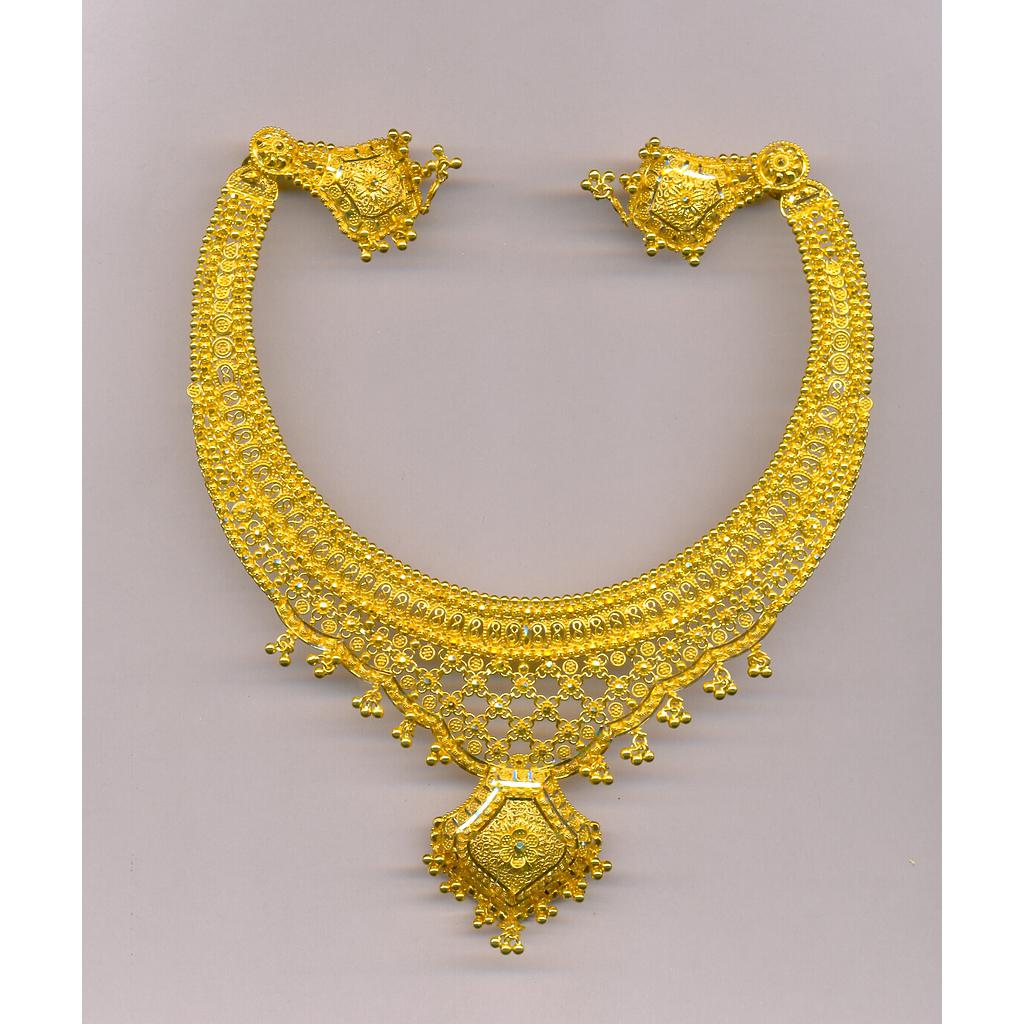 GOLD HALF SET ROUND PLAIN FANCY
