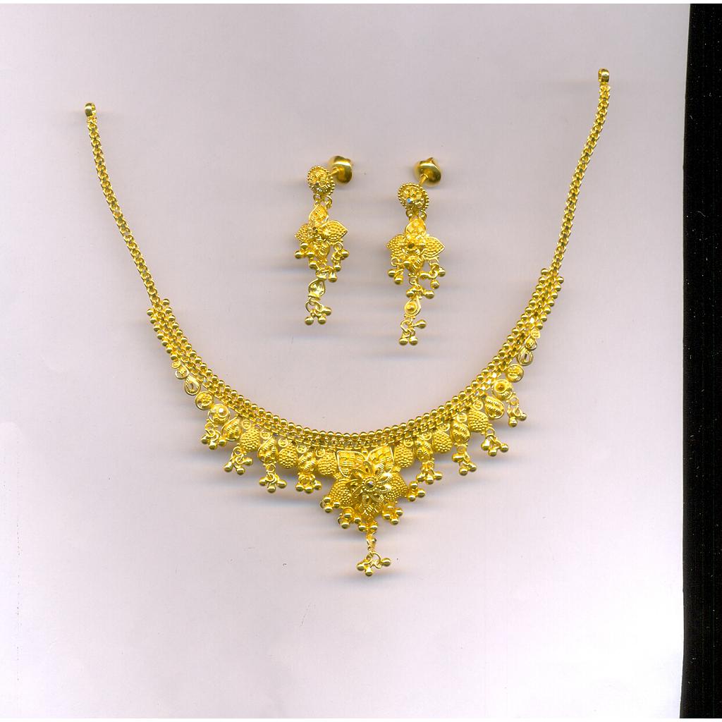 GOLD HALF SET ROUND PLAIN FANCY