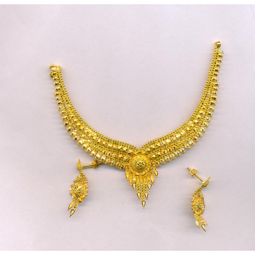 GOLD HALF SET ROUND PLAIN FANCY