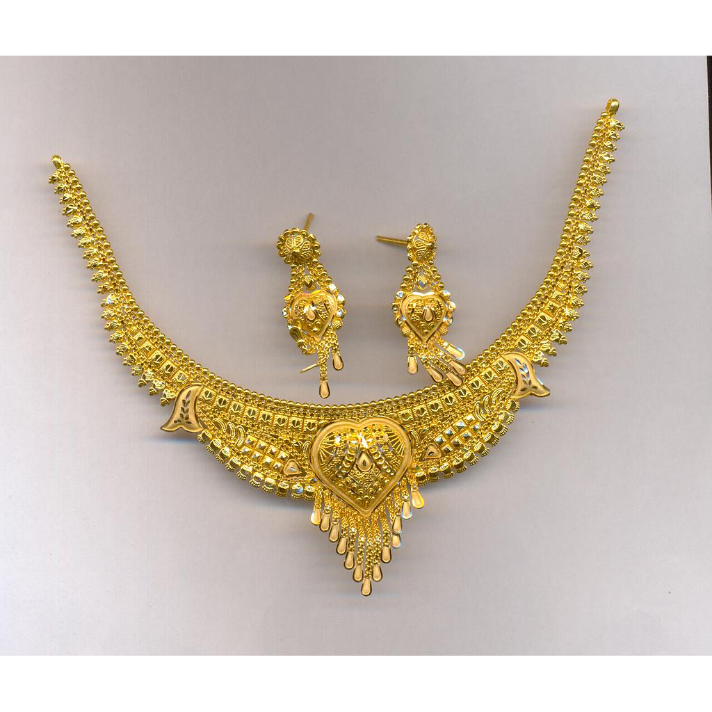 GOLD HALF SET ROUND PLAIN FANCY