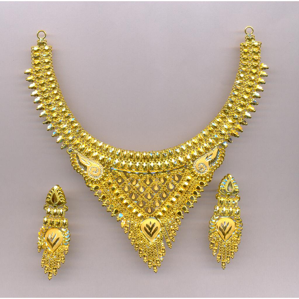 GOLD HALF SET ROUND PLAIN FANCY