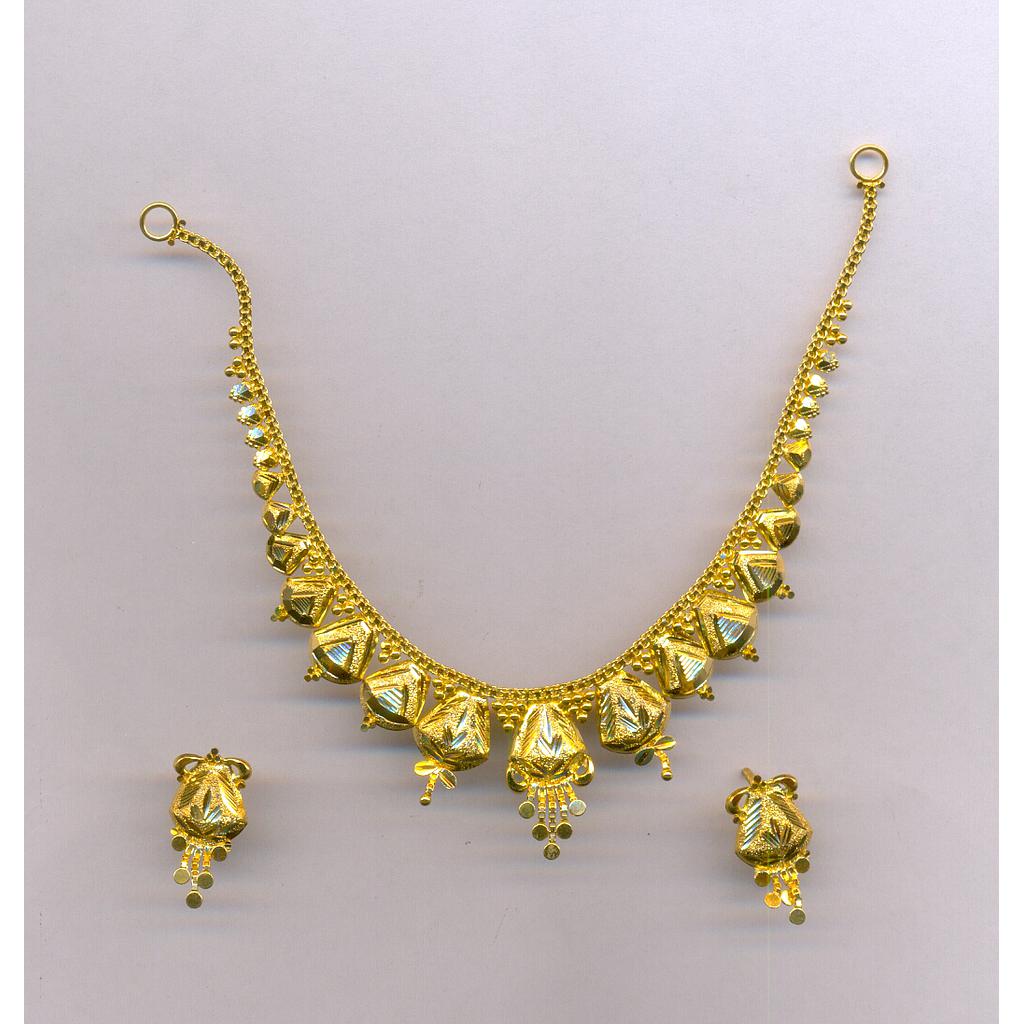GOLD HALF SET ROUND PLAIN FANCY