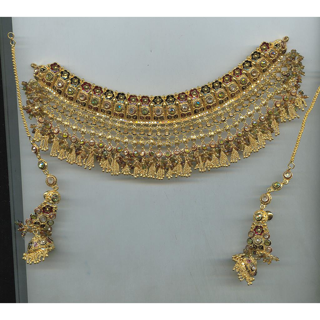 GOLD HALF SET ROUND PLAIN FANCY