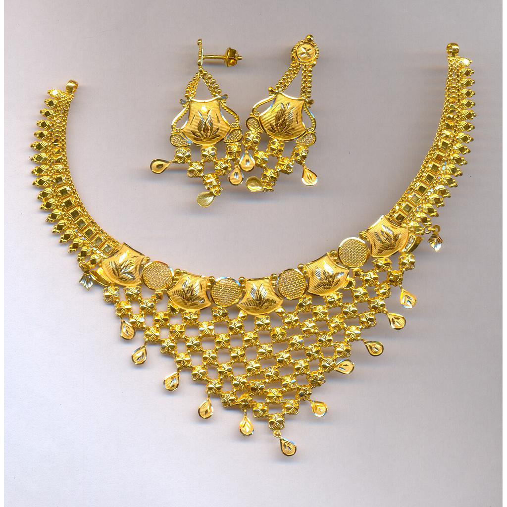 GOLD HALF SET ROUND PLAIN FANCY